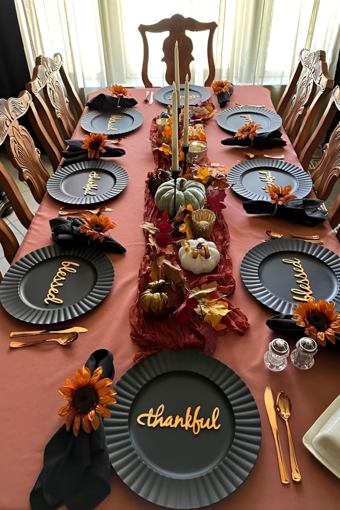 Simple Table Settings using Everyday Dinnerware