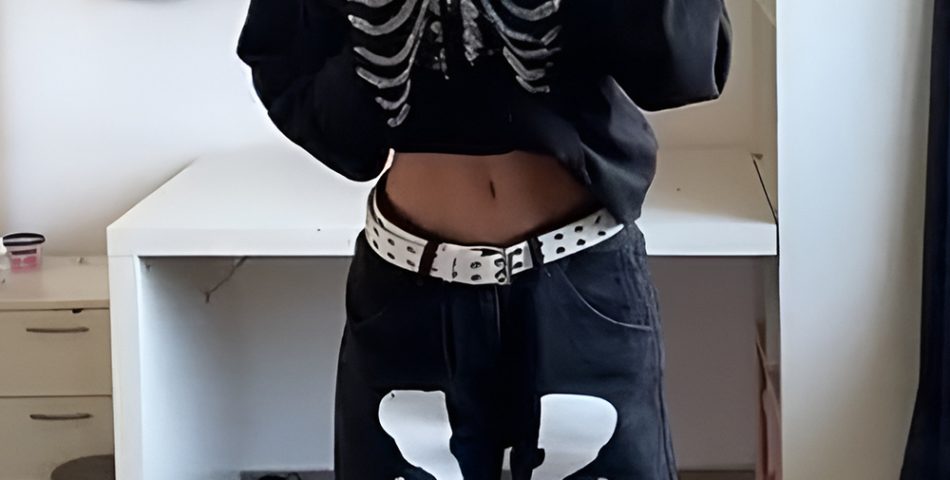 Skeleton Print Outfits That Dance in the Dark