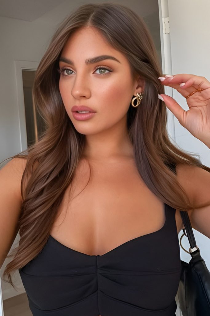 Soft Hazelnut Brown with Sun Kissed Dimension