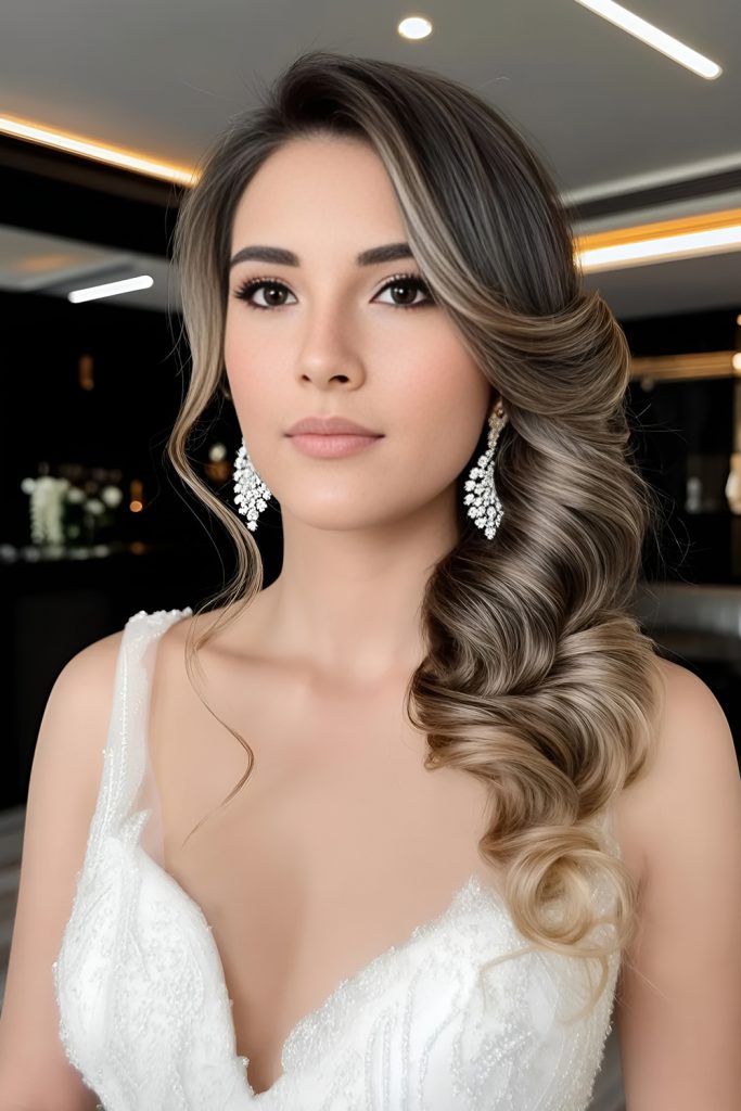Soft Hollywood Waves for Classic Glamour