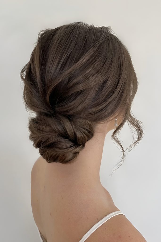Soft Texture Low Chignon