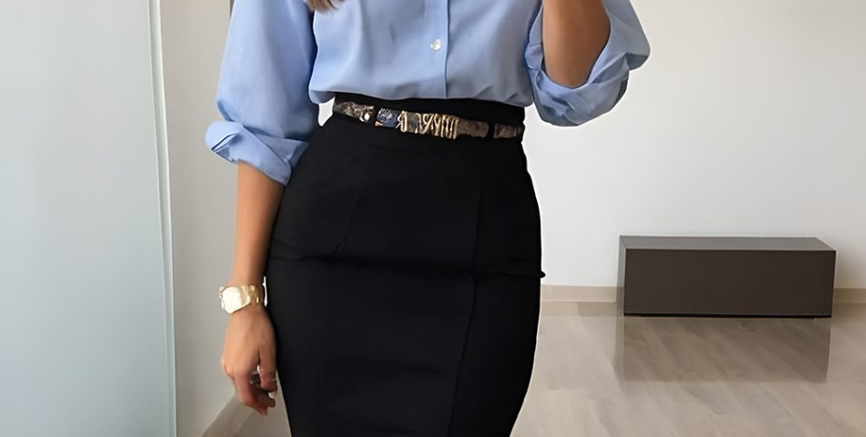 The Ageless Pencil Skirt and Blouse Pair