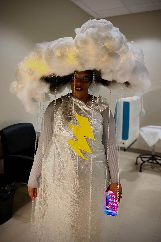 Weather Themed Ensemble with Playful Props