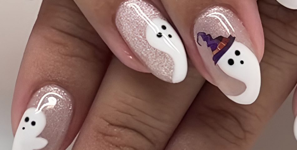 Witch Hat and Broomstick Nail Details