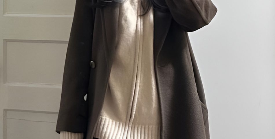 Wool Coat Over a Casual Thanksgiving Ensemble