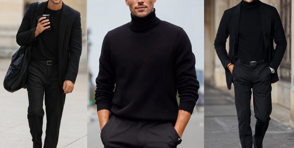 12+ Men’s All Black Outfit Ideas That Look Effortless