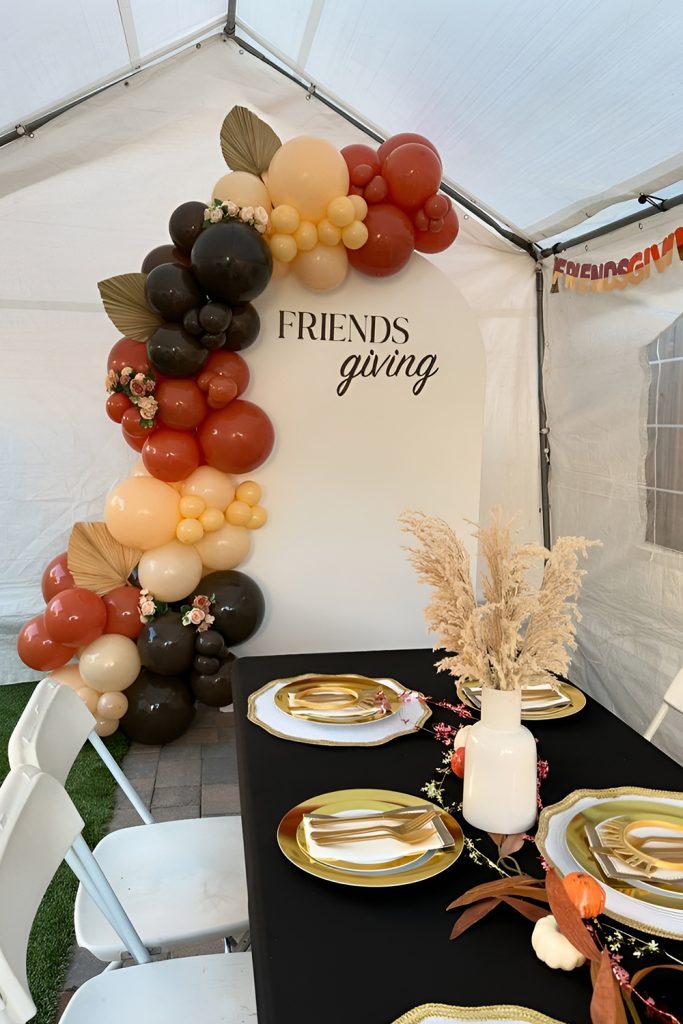 A Friendsgiving Style Dinner Party