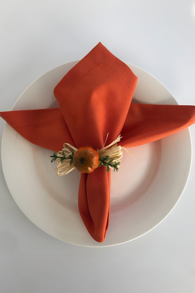Add Themed Napkin Folds for a Refinement Touch
