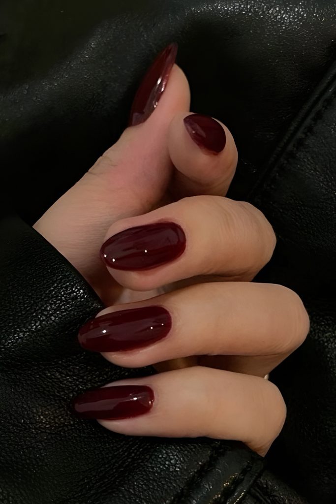 Burgundy Nails That Bring Seasonal Sophistication