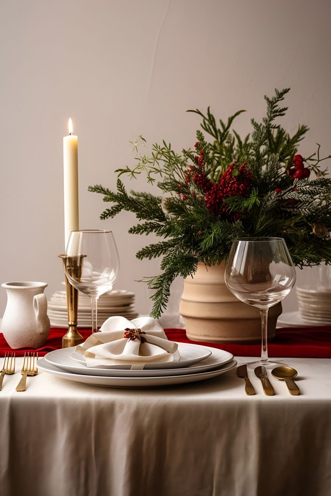 Candlelit Tablescapes with Minimalist Elegance