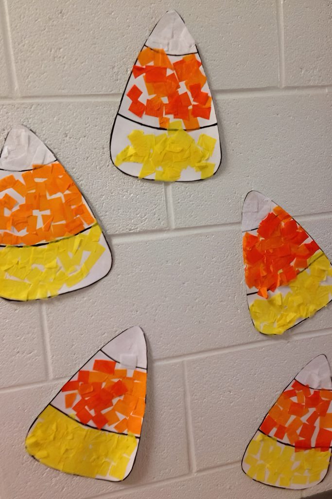 Candy Corn Sun Catchers for Windows