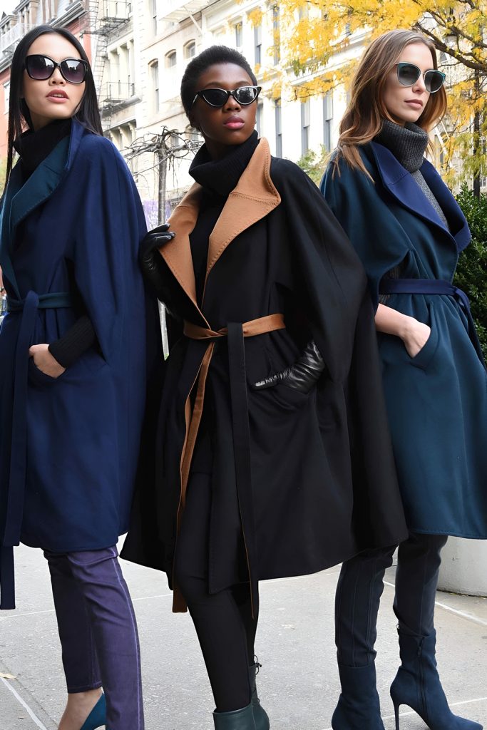 Cape Coats for Dramatic Flair