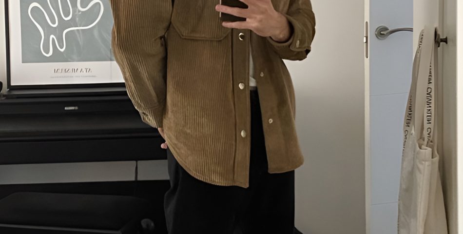 Corduroy Jackets and Earthy Tones for Rustic Sophistication