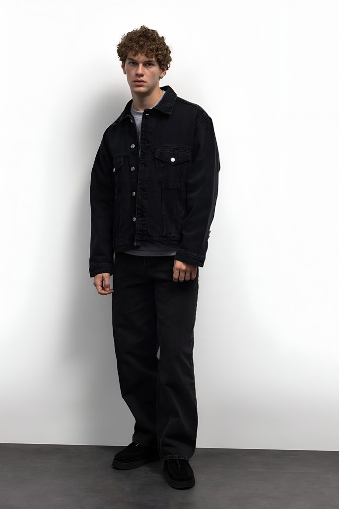 Denim on Denim in Jet Black