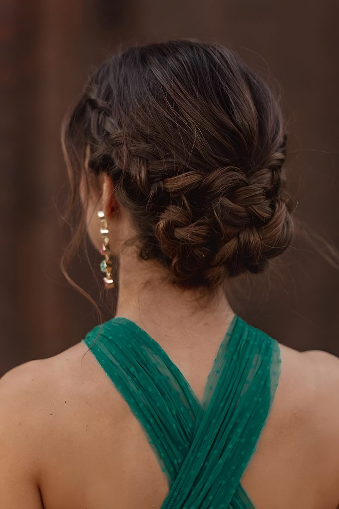 Double Rope Braids into a Bun