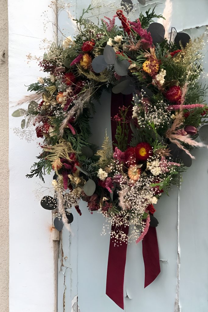 Dried Floral Wreaths with Botanicals