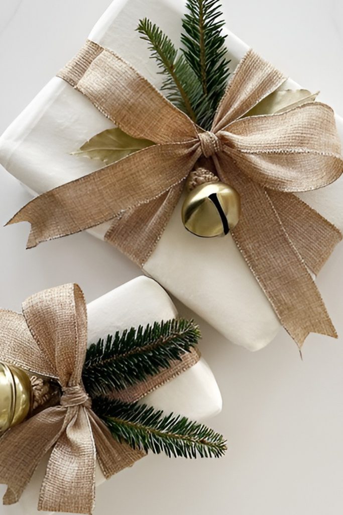 Eco Friendly Gift Wrapping with Cloth and Twine
