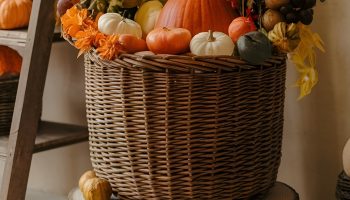 Employ Baskets and Crates for Rustic Storage and Display