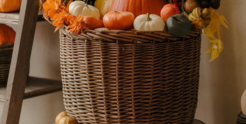 Employ Baskets and Crates for Rustic Storage and Display