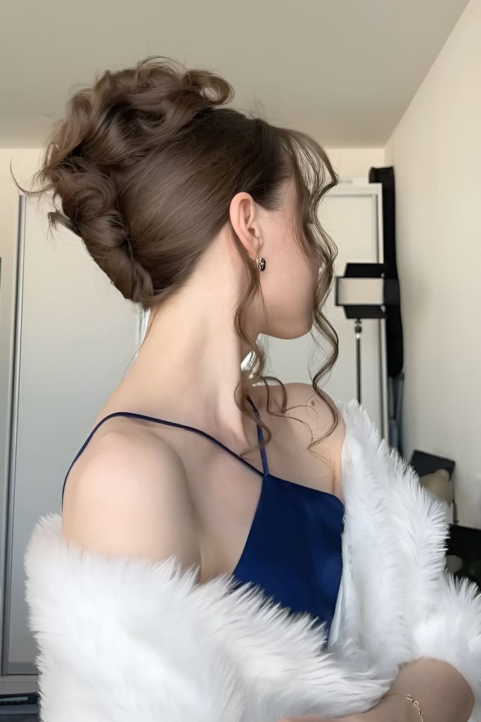 French Twist with a Holiday Flair