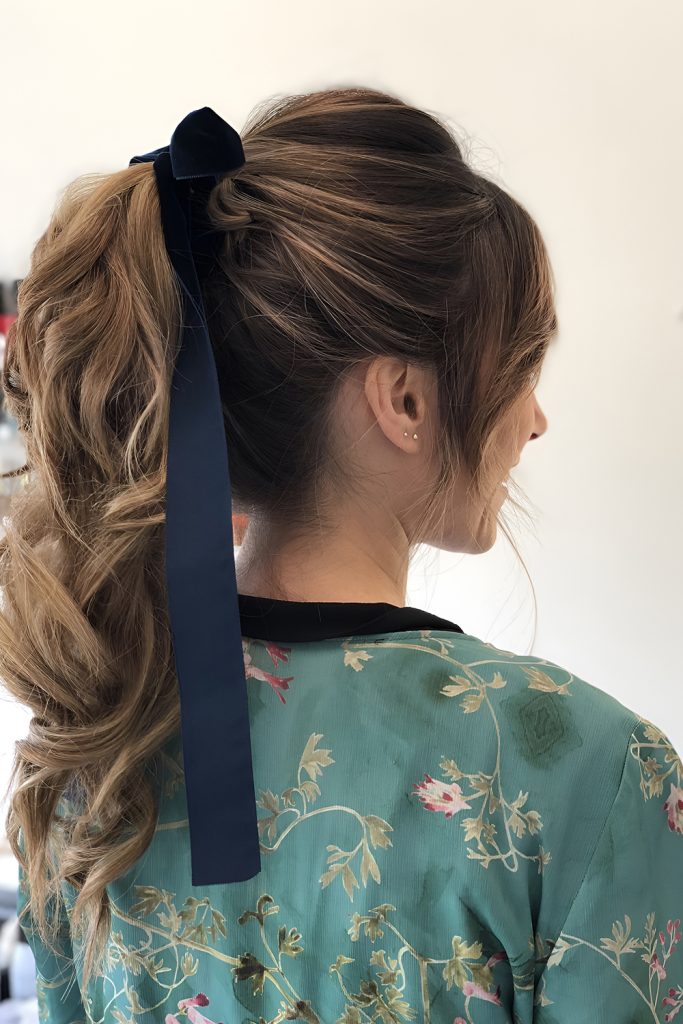 Giant Ponytail with Ribbon Tie