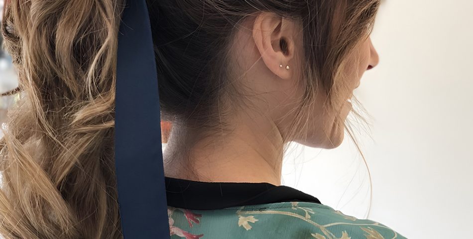 Giant Ponytail with Ribbon Tie