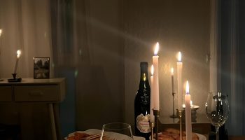 Gourmet Candlelit Dinner at Home