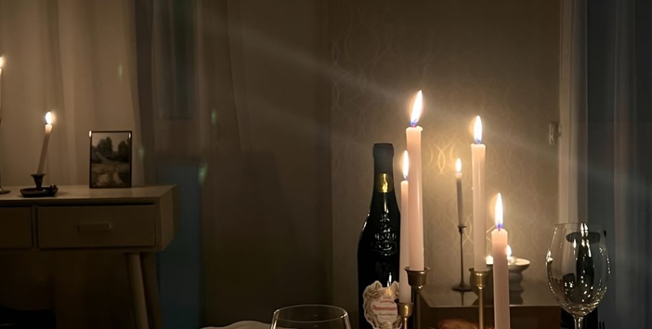Gourmet Candlelit Dinner at Home