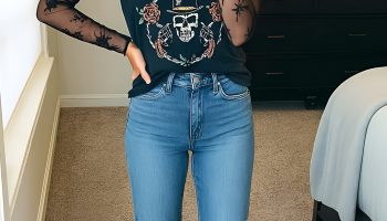 Graphic Tee with Ripped Jeans for Street Vibes