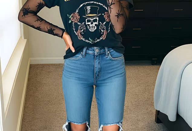 Graphic Tee with Ripped Jeans for Street Vibes
