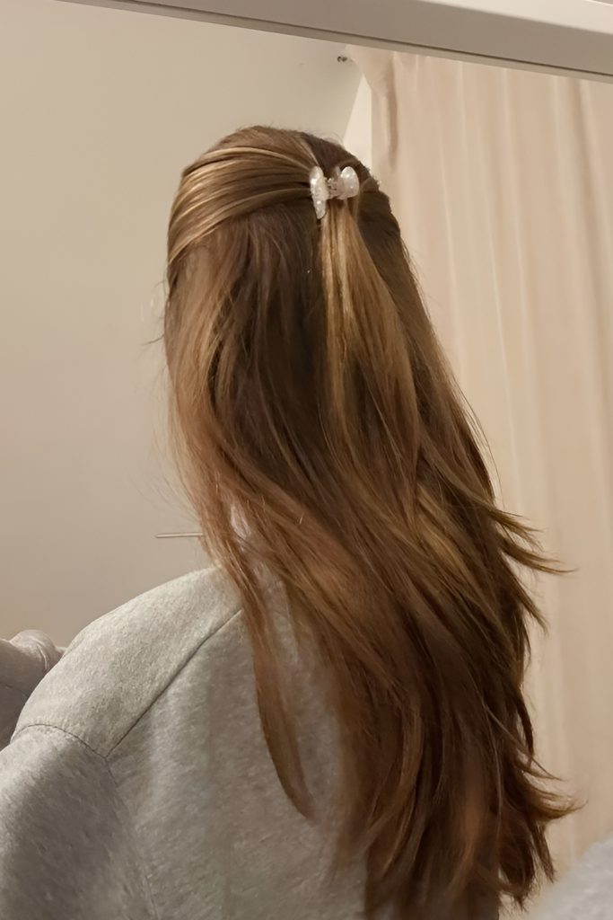 Half Up Clip with Fresh Simplicity