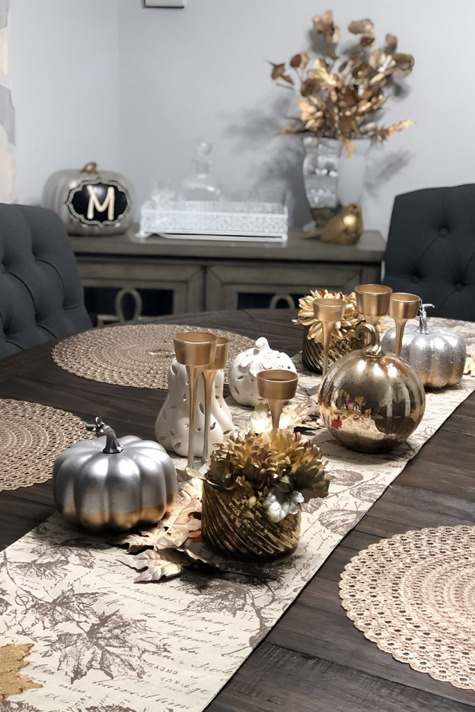 Introduce Metallic Accents with a Touch of Glamour