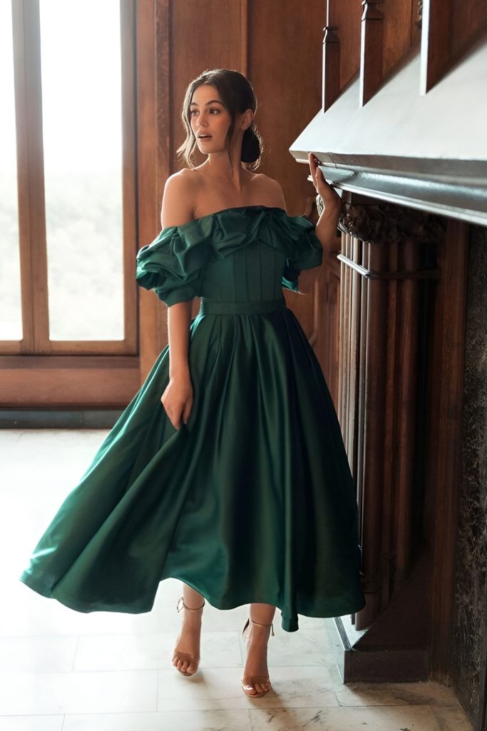 Jewel Toned Dresses That Exude Seasonal Glamour