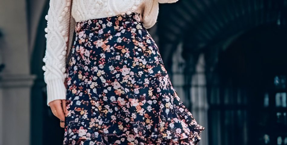 Layered Skirt and Sweater Combos Bringing Charm
