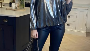Metallic Pieces Stealing the Limelight All Night