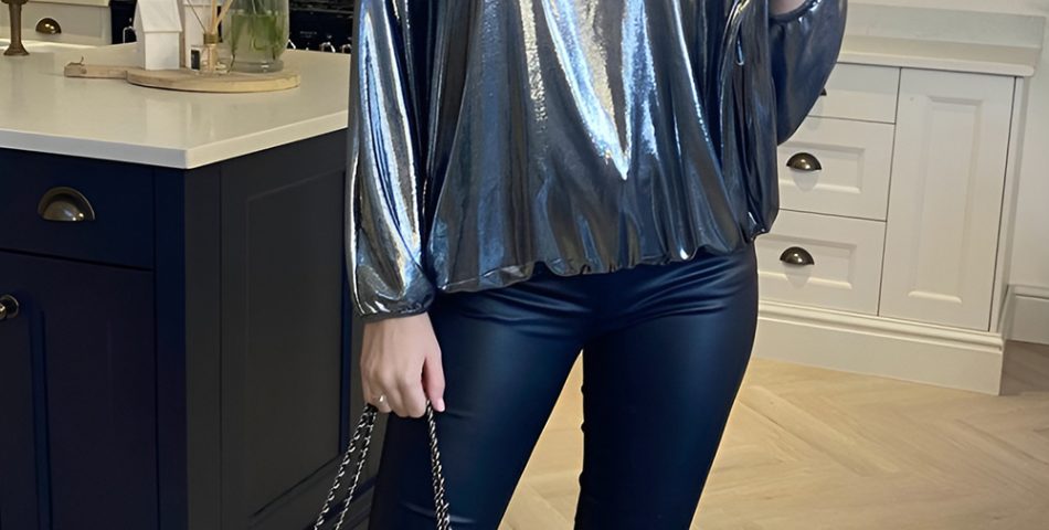 Metallic Pieces Stealing the Limelight All Night
