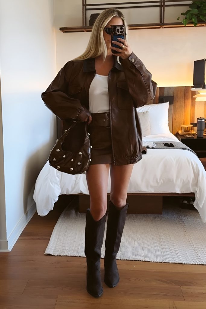 Mini Skirts and Statement Boots Owning the Dance Floor