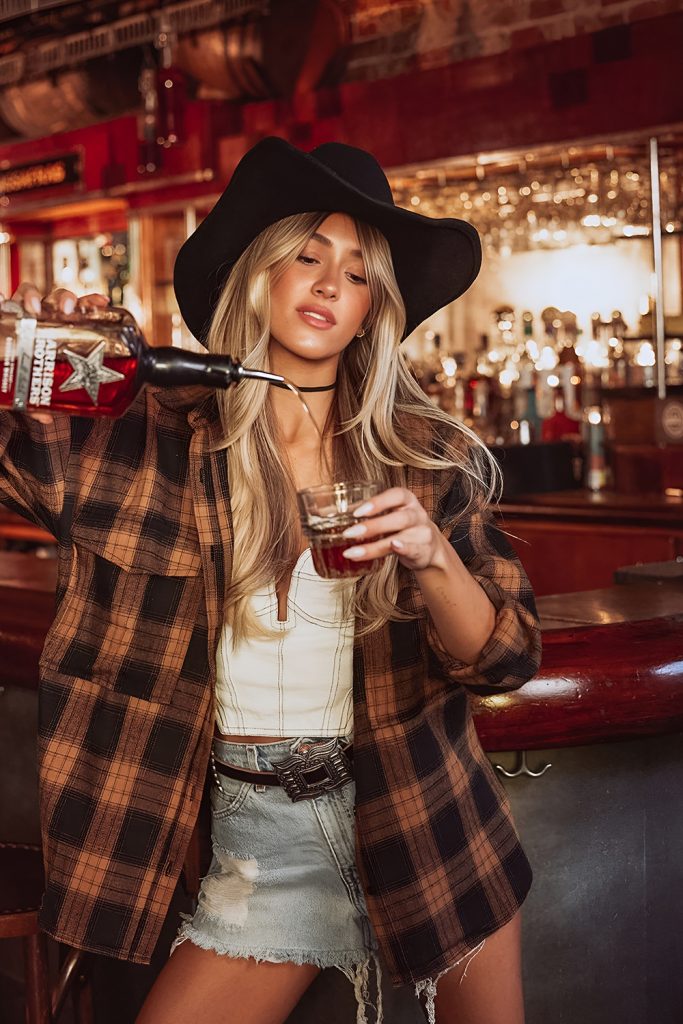Mix sport western spirit with a puffervest flannel