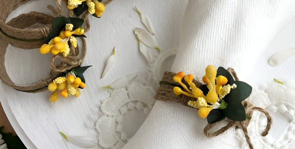 Nature Inspired Napkin Rings