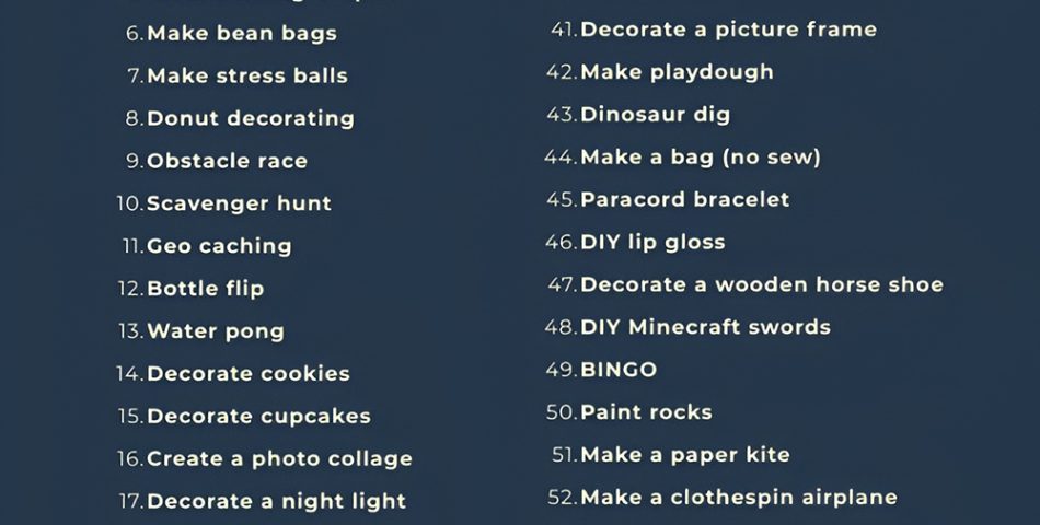 Planning Amusing and Meaningful Activities