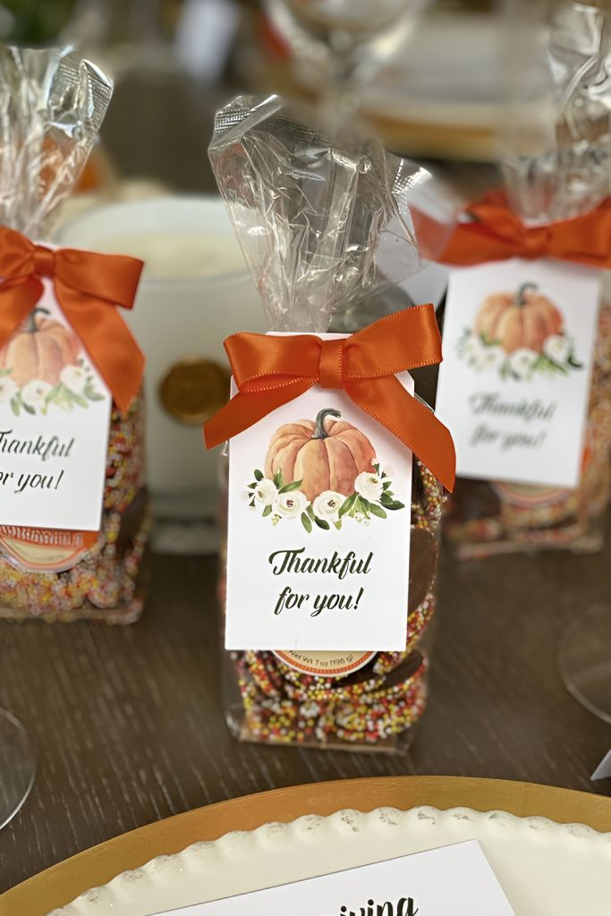 Provide Seasonal Favors That Double as Table Decor