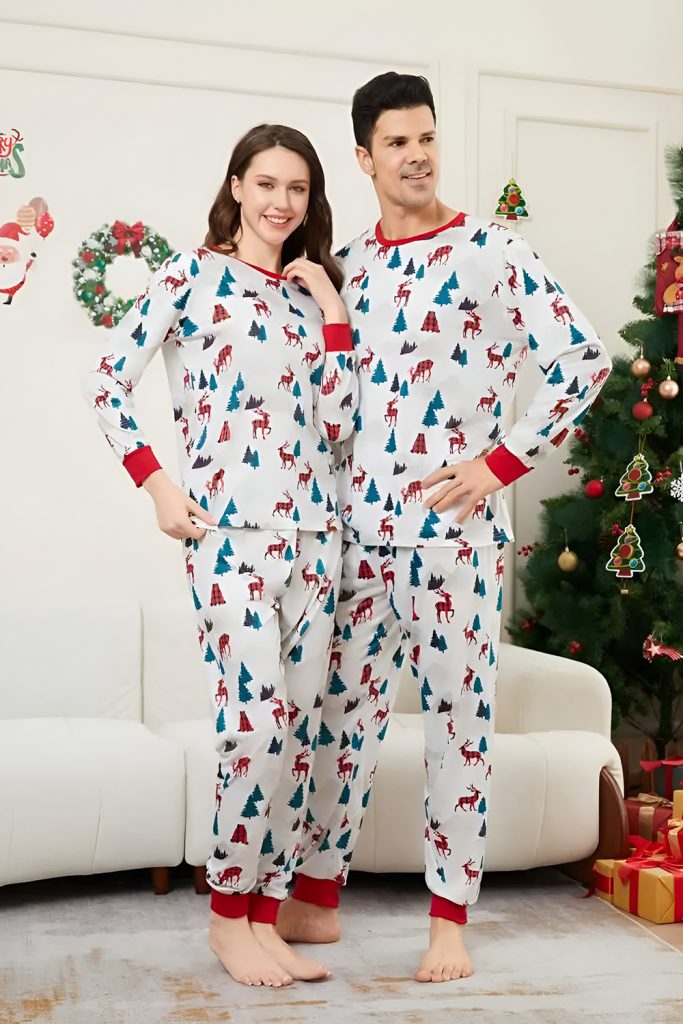 Reindeer Print Pyjamas That Bring the Magic of the Forest Inside