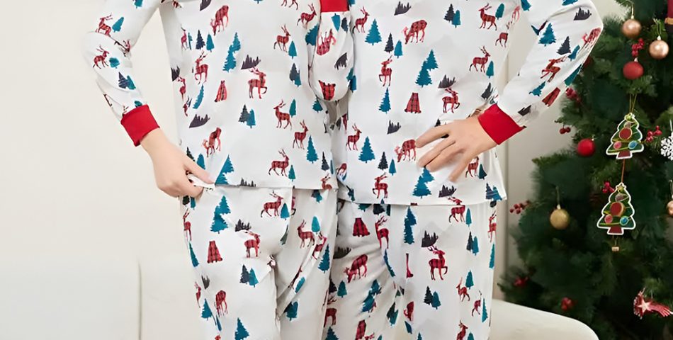 Reindeer Print Pyjamas That Bring the Magic of the Forest Inside