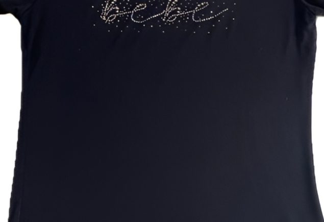 Rhinestone Baby Tee with Sparkling Logo