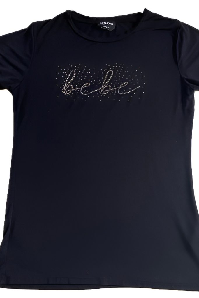 Rhinestone Baby Tee with Sparkling Logo