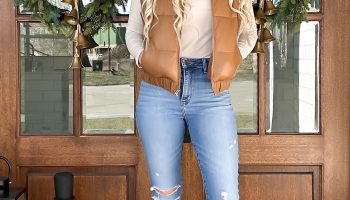 Rustic lettuce with a puffer jacket and rustic