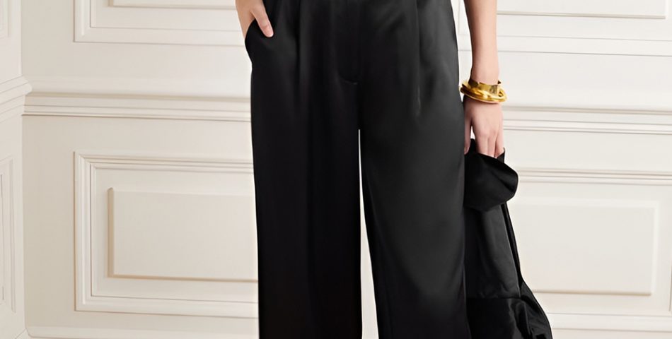 Satin Tops and Trousers That Fit with Luxe Night Out Appeal