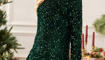 Shimmering Sequins for a Festive December Soirée