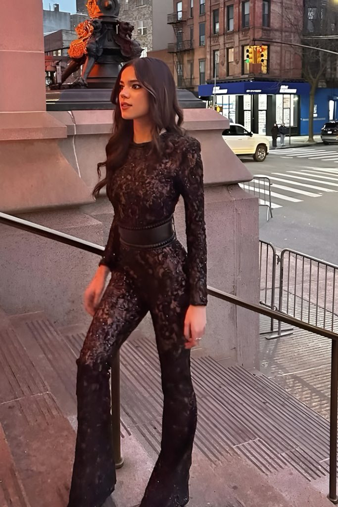 Sleek Black Jumpsuits with Metallic Accents
