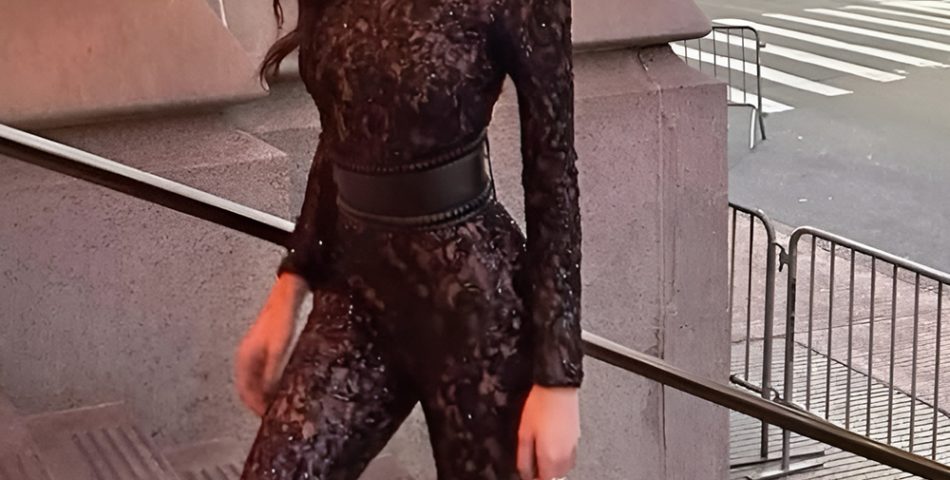 Sleek Black Jumpsuits with Metallic Accents